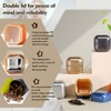 KUBDPQOR Tea Canisters for Loose Tea – Multifunctional Tin and