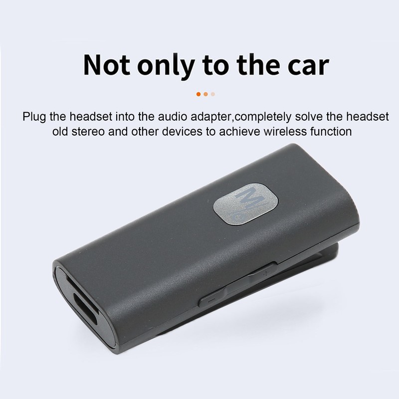 USB Bluetooth 5.0 Adapter Wireless Lavalier Audio Receiver for Home