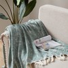 SE SOFTEXLY Organic Cotton Blanket Twin Size, Breathable Soft Blanket,