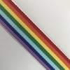 (1cm -25 Yard, Rainbow) - QIANF 1cm Rainbow Striped Grosgrain