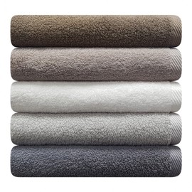 Songwol 150g 30-Count Premium Cotton Towel Raiki Dark Brown 2ea
