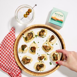 Ekone Original Smoked Oysters Farmed, Raised, Canned in Washington State 3oz (6 Pack)