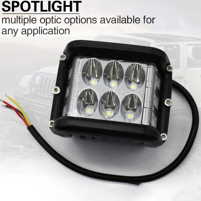 LED Work Light 36W IP67 Waterproof Double Side Spotlight Flood
