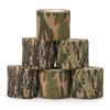 Volein 6 Roll Camo Wrap Tape, Camouflage Self-adhensive Form Tape,