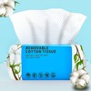 Disposable Face Towel 100 Count, Soft Cotton Clean Skin Face