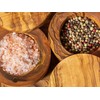 SOLTAKO Olive Wood Salt & Spice Tin Salt & Pepper