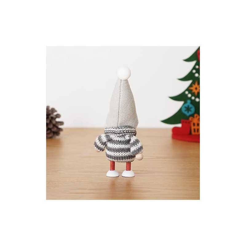 NORDIKA nisse Nordic Christmas Wooden Doll (Knit Sweater Santa (Reindeer)