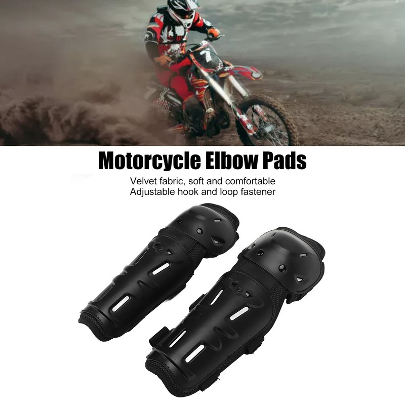 2PCS Adult Elbow Pads with Vent Holes Motorcycle Elbow Brace