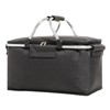 Picnic Bag Foldable Picnic Basket Insulated Comfortable Handle Ice Pockets