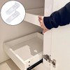 50 PCS Plastic Locking Shelf Pins Clear Self-Locking Bracket Shelf