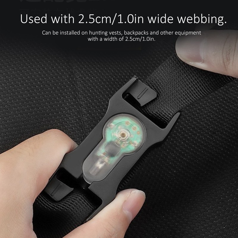 Buckle Connection Signal Light Waterproof Military Hunting Survival Safety Strobe