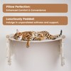 nets Tribe Macrame Cat Wall Shelves & Hammock - Comfy