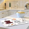 Super Absorbent Dish Drying Mat, Microfiber Fast-Drying Dish Mat, 24"