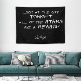 Lil Peep Tapestries Love Rapper Tapestry 3x5 ft Wall Hanging Room Art Home Decoration Gift Bedroom Decor Living Room Door Curtain Balcony