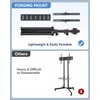 FORGING MOUNT Tripod Portable Floor TV Stand,Foldable Stand Height Adjustable