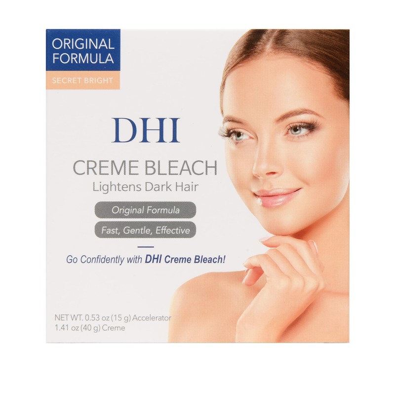 DHI Creme Bleach Mild Original Sensitive Formula Lightens Dark Hair