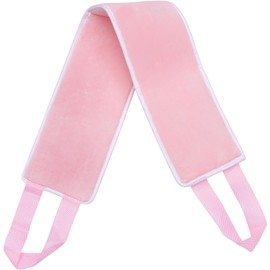 ifundom Aplicador y Previene Marcas la Piel de Fibra Rosa de Bronceador para Espalda Banda Flocada Que Alcanza Zonas Difíciles