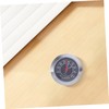 Kisangel Hygrometer Hydrometer Humidity Meter Humidor Humidity Gauge Alloy Stainless