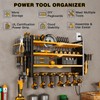 NattyDot Power Tool Organizer Wall Mount with Charging Station 4