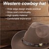 SIGONE Cowboy Hat for Men and Women Cowboy Hat with