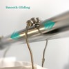 Crystal Shower Curtain Hooks Decorative Clear Bling Rings Cute Girly
