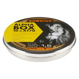 RHODIUS XT70 | Pack of 10 | Diameter 125 mm x 1.5 mm | Metal Cutting Disc | Extra Thin | for Angle Grinders, Stainless Steel, Iron, Carbide