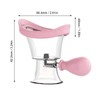 Eye Wash Cup Silicone Rinse Cleaner Ergonomic Manual Air Pressure