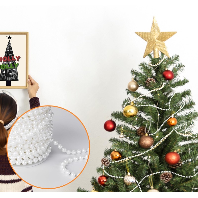 Anstore 15M Pearl Beads String Chain Garlands, Pretty Beads String