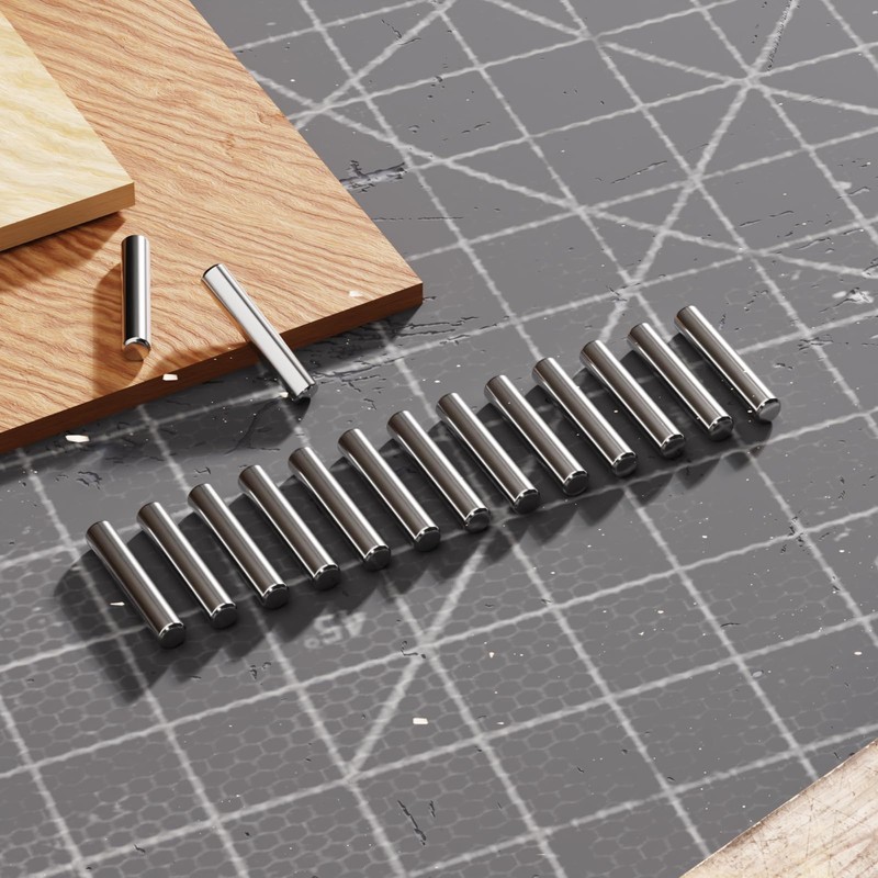 100 Pieces 5 mm x 24 mm Dowel Pin Stainless
