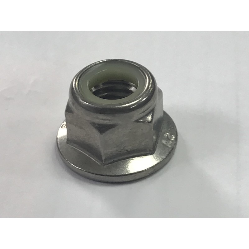 M5 Flange Nuts A2 Stainless Steel, Flanged Insert Nylon Locking