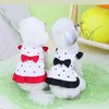 Pet Clothes, Dog Clothes, Cat Clothes, Dress, Cotton, Bowknot, Sleeveless,