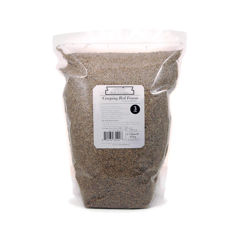 Creeping Red Fescue Seed by Eretz (3lb) - CHOOSE SIZE!