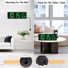 XREXS Large Digital Wall Clock with Remote Control, 16.5 Inch