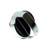 Flavel Leisure Silver Cooker Hotplate Control Knob - Genuine part
