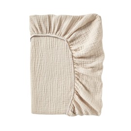 Funda de muselina para cambiador, ultra suave, transpirable, cambiador de pañales para bebés, niños y niñas, sábanas ajustables neutras