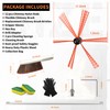 Sealegend 39 Feet Chimney Sweep Kit Chimney Brush, Chimney Cleaning