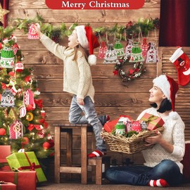 24 Advent Calendar for Filling and Hanging, Bonus Gift Bags, Christmas Calendar for Filling, Jute Bags, Advent Calendar for Men, Women, Children, Festival Gift Bags