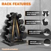 Fitvids Dumbbell Rack A-Frame Weight Rack for Home Gym 4
