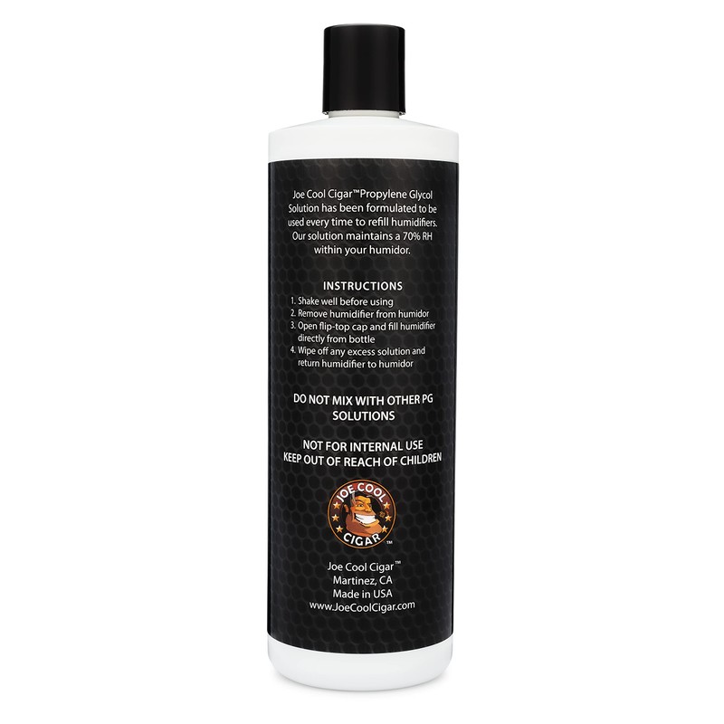 Joe Cool Cigar Propylene Glycol Humidor Solution for Cigar Humidifiers