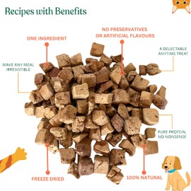 Freeze Dried Duck Liver 2oz (57g) Dog and Cat Treats Food Topper with Single Ingredient Just Duck