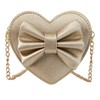Goclothod Girls Bowknot Mini Coin Purse Heart Shape Cross Body