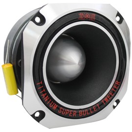 Absolute USA PBT43S 4-Inch Titanium Bullet High Compression Tweeter with 11 Oz Ferrite Magnet