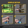 Durable Hammock 400 lb Capacity, Nylon Camping Hammock Chair -