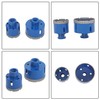 LiGuVCY Blue 6-68mm 8 Pcs Diamond Core Drill Bit Set,