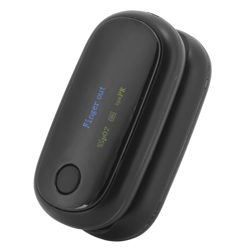Fingertip Pulse Oximeter Rechargeable Blood Oxygen Saturation Monitor with Digital
