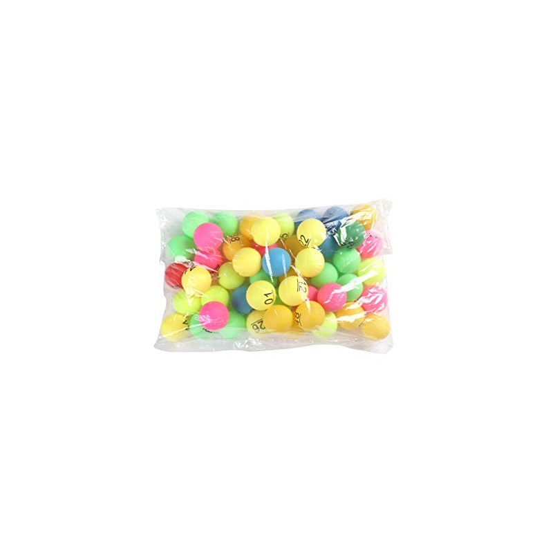 Komonee 100 x Numbered Ping Pong Balls Table Tennis 40mm