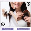 Sandalwood Hair Comb Set, 2Pcs Wooden Comb for Women Natural