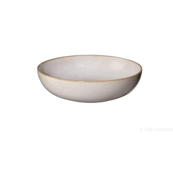 ASA Selection Pasta Plate, Sand Diameter 21 cm, Height 5.5 cm, Set of 6