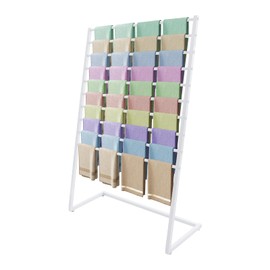 Scarf Display Stand, 10 Tier Metal Floor Stand Scarf Holder Organizer, Freestanding Towel Rack for Home & Commercial Use, H: 40inch