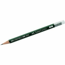 Faber-Castell 3 x Replacement Pencil for Perfect Pencil Castell 9000 B with Eraser